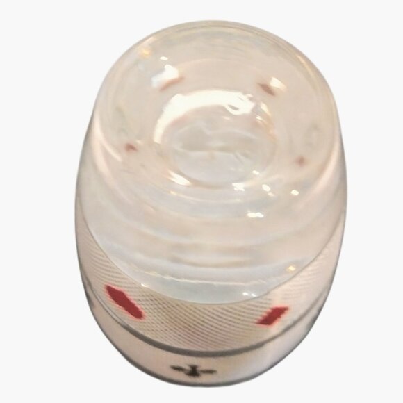 Vintage Shot Glass Playing Card Suits Heart Diamond Spade Club - Picture 5 of 5